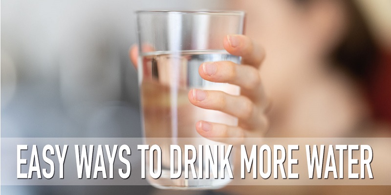 Easy ways to drink more water